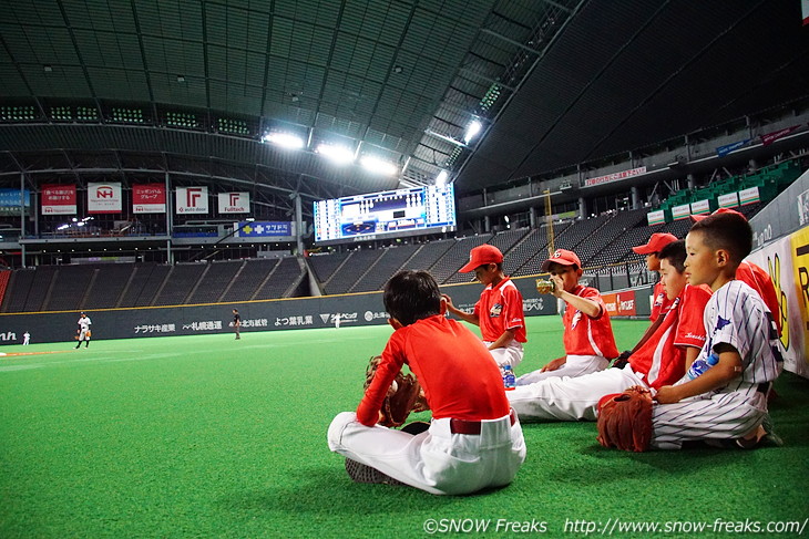 井山敬介さん率いる野球チーム「NEW WALK YANKEES」 vs Brain presents タマキちゃんを応援しよう!!チャリティーゲーム in 札幌ドーム